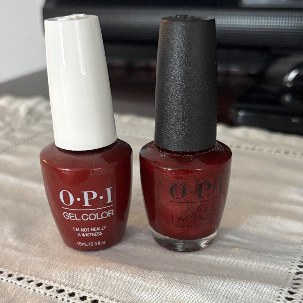 OPI gel and lacquer set I’m Not Really a Waitress